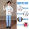 Figurinos para Apresentação de Recitação e Coro Infantil para Competição de Discursos de Alunos do Ensino Fundamental, Tema Patriótico Vermelho, Estilo Chinês, Cerimônia de Abertura de Wanjiang
