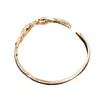 Popular de venta caliente moda europea y americana nicho diseño de caramelo lujo ligero incrustado circón simple elegante pulsera joyería