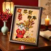 Ornamento para Mesa de Escritório Feng Shui Atrai-Fortuna, Presente Cultural e Criativo para Viagens a Templos e Negócios, Decoração de Ano Novo para Casa Nova