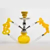 Kit Completo de Narguilé Árabe Transfronteiriço Pequeno Tubo Único e Duplo Tubo de Narguilé Bar de Narguilé Venda Quente Narguilé