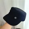Sombrero ecuestre de gamuza estilo japonés para mujer, otoño e invierno, adelgazante, sombrero de caballero plisado, gorra plana de moda retro