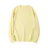 Moletom Cinza Aveia 330g Algodão Terry Pesado, Gola Redonda, Mangas Longas, Corte Solto Masculino, Jaqueta Casual Versátil, Outono Feminino