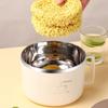 Tazón para Fideos Instantáneos Tazón para Estudiante con Tapa Acero Inoxidable 304 Aislado Gran Capacidad Comedor Fideos Instantáneos Caja Tazón para Fideos Instantáneos