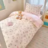 Juego de ropa de cama para dormitorio de tres piezas, 100% algodón, modelo nuevo 2026, sábana individual, funda de edredón, ropa de cama para estudiantes, apto para todas las estaciones