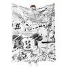 Manta de franela con estampado digital transfronteriza manta de cama de dibujos animados simple manta de aire acondicionado manta Manta universal para las Cuatro Estaciones