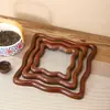Nueva Bandeja de Cristal de Nogal Estilo Chino para Comedor y Sala de Té en Casa, Bandeja de Almacenamiento Multifuncional con Diseño de Flor de Begonia, Bandeja para Té y Bocadillos
