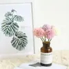 Flores de margarita artificiales para tenis de mesa, decoración de sala de estar, arreglo de escena de boda, accesorios de fotografía, adornos de escritorio, flores de diente de león artificiales