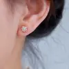 Pendientes de Estrella de Seis Puntas de Plata Pura S925 de Art Source, Lujo Ligero, Gama Alta, Pendientes Elegantes para el Trabajo, Modernos y a la Moda