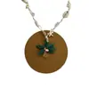 Collar de Concha de Árbol de Coco Estrella de Mar con Cuentas Estilo Vacaciones en la Playa para Mujeres, Diseño de Nicho con un Toque de Lujo, Gargantilla de Cadena para Clavícula de Moda