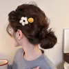 Pinza Lateral Blanqueadora Otoño/Invierno para Mujer Estilo Retro Sin Costuras Gama Alta Pinza para Flequillo Estilo Coreano Moda Atmósfera Pinza de Una Palabra Accesorios para el Cabello
