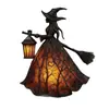 Nova Lâmpada de Bruxa de Halloween Transfronteiriça, Ornamento de Decoração de Halloween, Luminária de Mesa de Bruxa
