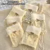 2026 Novo Estilo Pastoral Estampa Completa Florzinhas Calcinha de Menina Gancho Estendido Confortável Respirável Amiga da Pele