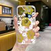 Producto de Venta Caliente en Comercio Exterior: Hermosa Funda Transparente Floral para Apple 16 Plus, Cubierta Protectora Magnética, Funda de Teléfono Anti-Rayones para iPhone 17