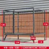 Gaiola para Cães Grandes, Removível Extra Grande Pastor Alemão Cão Exterior Fábrica de Cães Gaiola de Aço Sólido Campo Metabo