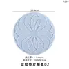 Molde de Resina de Cristal DIY Amapola Decoración del Hogar Posavasos Mandala Molde de Silicona Venta al por Mayor en Stock