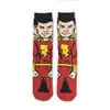 Calcetines de Moda para Deportes al Aire Libre, Calcetines Creativos de Media Pantorrilla Europeos y Americanos, Fabricante de Algodón, Calcetines de Dibujos Animados Transfronterizos, Calcetines de Algodón Personalizados para Skateboard, Absorbentes de Sudor