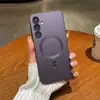 Funda magnética simple de alta gama compatible con múltiples modelos de Samsung Funda magnética Funda de teléfono casual coreana