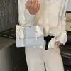 Bolsa Quadrada Pequena para Mulheres, Bolsa de Mão Retrô, Nova Bolsa de Ombro da Moda Tendência 2026 para Mulheres, Bolsa Transversal Versátil Estilosa
