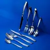 Juego de Cuchillo, Tenedor y Cuchara para Bistec de Acero Inoxidable para Uso en Casa y Hotel, Juego de Cubiertos de Lujo Estilo Occidental para Ventas Transfronterizas