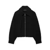 Comercio Exterior 2026 Otoño Nuevo Estilo Europeo y Americano Moda Femenina Casual Holgado Cremallera Chaqueta Abrigo Suave 3046341
