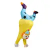 Disfraz Inflable de Payaso de Halloween para Adulto, Disfraz de Personaje de Dibujos Animados, Accesorios para Actuación en Fiesta Navideña, Cosplay