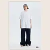 Camiseta Masculina de Algodão Penteado 210g, Gola Redonda, Manga Curta, Cor Sólida, Roupa de Trabalho, Logo Personalizado