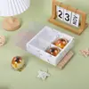 Padrão Mármore 2/4/6 50-80g caixa de bolo da lua fosca biscoitos crocantes de gema de ovo Nougat Snow Mei caixa de presente
