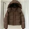Chaqueta de algodón con relleno estilo otoño e invierno para mujer, corta, nueva de invierno 2025, versión coreana, holgada, engrosada, abrigo tipo pan