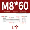 Tornillos de aleación de aluminio color dorado con cabeza hexagonal, Tornillos de cabeza de copa, Sujetadores de cabeza hexagonal, Longitud extendida M5M6M8M10