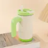 Botella de Agua Elegante de Alta Capacidad 500ml, Vaso para Hielo de Color Sólido, Vaso para Coche de 20oz, Termo de Acero Inoxidable