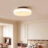 Lámpara de Techo para Dormitorio de Espectro Completo Crema Antigua Moderna Simple Lámparas para Habitación Estudio Iluminación de Protección Ocular de Espectro Completo