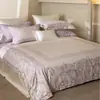 Estética Oriental de Ritmo Lento 100% Algodão 100 Fios (50*50) Impressão Digital Algodão de Fibra Longa Conjunto de Quatro Peças Atacado e Varejo
