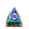 Comércio exterior mesma Bola de Cristal Piramidal Pirâmide Cascalho de Cristal resina epóxi