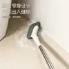 Cepillo para Juntas de Baño Cepillo de Limpieza Retráctil Cepillo Mágico Pequeño Artefacto de Baño Inodoro Sin Rincón Muerto Mango Largo Cepillo para Suelos
