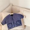 2026 Roupa Infantil Outono e Inverno Estilo Inverno Infantil Estilo Coreano Jaqueta de Algodão Quente Jaqueta de Inverno para Meninas Casaco de Algodão 20816