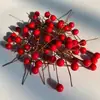 Decoraciones Navideñas, Piñas, Flores Secas, Adornos Creativos Hechos a Mano DIY de Material de Bosque, Decoraciones para Entorno de Jardín de Infancia
