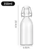 Botella de Vino de Moda Sellada, Vino de Frutas, Vino Tinto, Vino Blanco, Botella Casera, Botella de Vidrio Transparente con Cierre al por Mayor, Botella Vacía