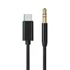 Cable de Audio Trenzado Auxiliar para Coche Cable Adaptador de Audio para Altavoz de Audio 3.5mm a Tipo C para Teléfono Móvil Android Tpc