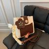 Bolso de Hombro Versátil de Moda Ins 2026 Nuevo Bolso Cruzado de Moda Bolso Cuadrado Pequeño Bloqueo de Color Minibolso
