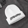 Gorro de punto súper popular estilo ins de Corea del Sur para hombre, otoño e invierno, gorro frío bordado vintage, primavera y otoño, marca de moda hip hop, gorro de lana para mujer
