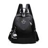 2024 Nuevo Bolso Escolar de Moda Simple Color Sólido Estilo Coreano Trendy Estudiante Mochila Combinable Mochila de Tela Oxford Mujer