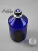 Plástico Azul Marrom Garrafa PET Garrafa Pura Lw Tampa Antifurto Garrafa com Bomba de Pressão Garrafa para Líquido de Banho Garrafa de Shampoo Garrafa Flor