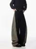 Pantalones Casuales de Pierna Ancha Estilo Americano para Hombre, Nuevo Diseño de Otoño con Bloques de Color, Corte Holgado para Adolescentes, Pantalones Largos de Moda