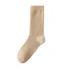 Meias de Lã de Visão para Mulheres Atacado Outono e Inverno Forradas com Fleece Grossas Fofas Meias Pretas e Brancas Meia-Calça Meias para Gestantes