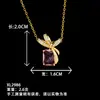 Collar para Mujer Transfronterizo Popular Collar de Perlas con Lazo Diseño de Nicho Versátil No se Desvanece Accesorios de Acero de Titanio de Gama Alta