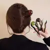 Nuevo Pasador de Pelo Retro Estilo Chino en Forma de U para Mujeres 2025 Nuevo Pasador de Pelo de Cabeza Redonda de Alta Gama Pasador de Pelo Accesorios para el Cabello