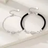 Processo de galvanoplastia de cuproníquel direto da fábrica com pulseira de casal no mesmo estilo