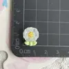 Mini Accesorios Transparentes de Resina con Flores, Adornos de Pegamento Cremoso de Rosa y Tulipán, Pinzas para el Cabello, Pequeños Accesorios Hechos a Mano