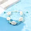 Pulsera Ojo de Concha Estilo Bohemio Nuevo Transfronteriza Cuerda de Mano Tejida de Algodón Estrella de Mar Venta Caliente Estilo Vacaciones de Playa