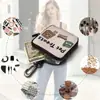 Bolsa Transparente para Petiscos de Cachorro DIY Transfronteiriça Conjunto de Treinamento para Pets com Gancho e Zíper Bolsa de Treinamento para Cachorro Dropshipping
